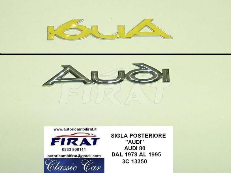 SIGLA AUDI 80 POST.